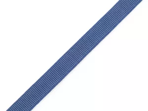 Pruženka s rypsovým vzorem / ramínková šíře 10 mm - modrá jeans