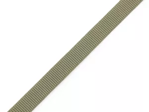 Pruženka s rypsovým vzorem / ramínková šíře 10 mm - zelená sv.