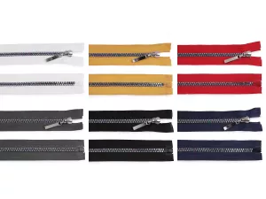 Zip kostěný duhový No5 - 70 cm - dostupné barvy