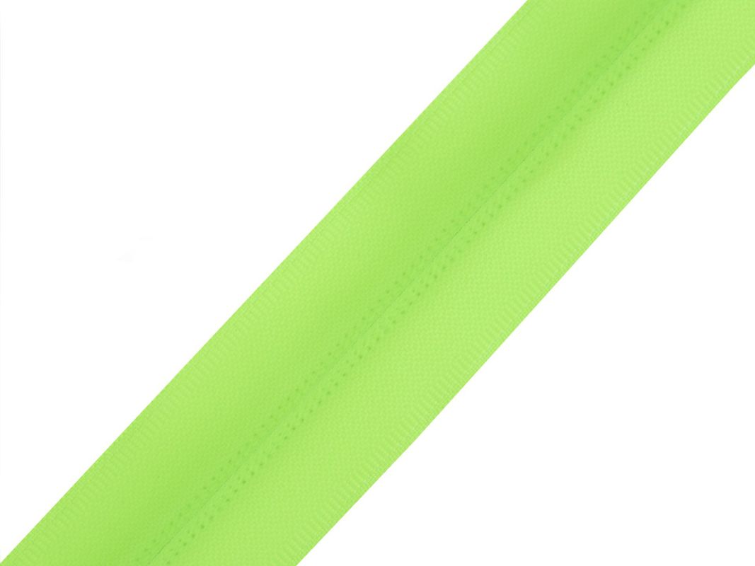 Zip spirálový voděodolný II. No 7 metráž - zelená neon