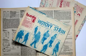 Burda 10/1991 -CZ- střihové přílohy + hotový střih