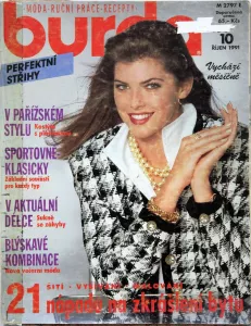 Burda 10/1991 - časopis se střihy v češtině - opotřebovaný