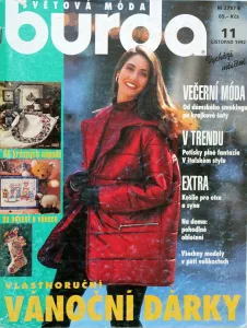 Burda 11/1992 - časopis se střihy v češtině