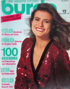Burda 12/1991 -N- časopis se střihovou přílohou