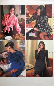 Burda 12/1992 - ukázka modelů časopisu