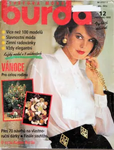 Burda 12/1992 - časopis se střihy v češtině 