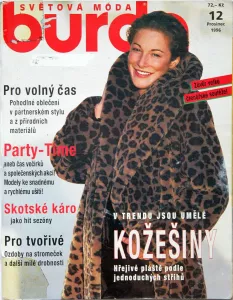 Burda 12/1996 - časopis se střihy v češtině 