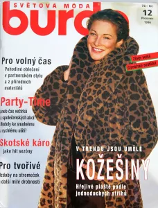 Burda 12/1996 - časopis s přílohou v češtině