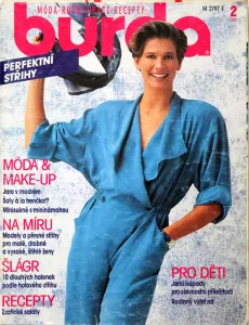 Burda 2/1991 - časopis se střihy v češtině