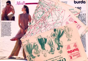 Burda 3/1990 - střihová příloha časopisu