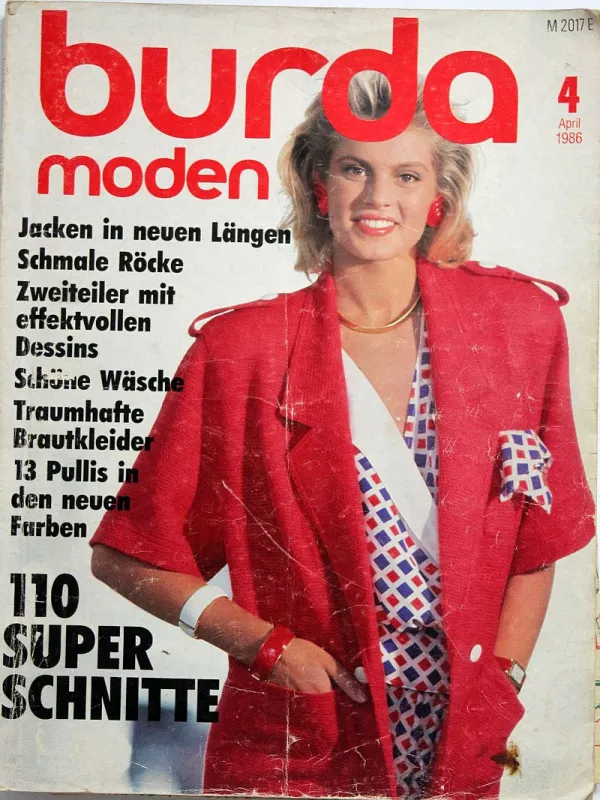 Burda 4/1986 -N- RETRO