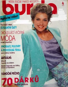Burda 4/1990 -časopis se střihy v češtině použitý