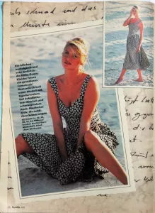 Burda 4/1993 -N- ukázka nádherných letních šatů