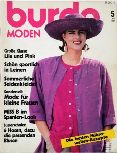 Burda 5/1989 -N- časopis se střihovou přílohou