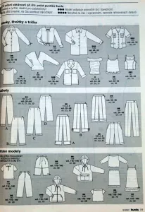 Burda 5/2002 - přehled střihů 2
