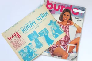 Burda 6/1991 - časopis s přílohou - hotový střih