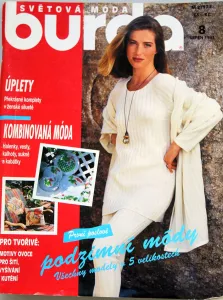 Burda 8/1993 - časopis se střihy v češtině