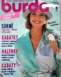 Burda 9/1991 - časopis se střihy v češtině použitý