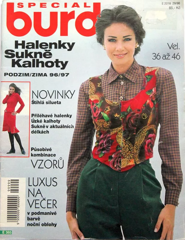 Burda - Halenky, sukně, kalhoty 3,4/97 -CZ-