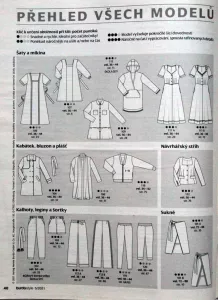 Burda style 5/2021 -CZ- přžehled střihů 1