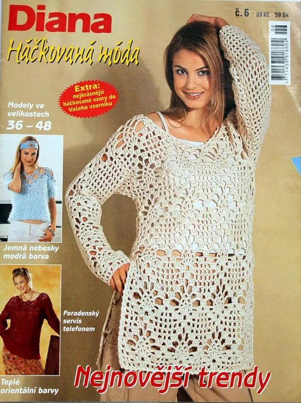 Diana - Háčkovaná móda č. 6 -CZ-