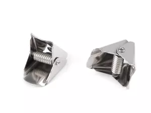 Klip kovový na plochou šňůru šíře 12 mm - detail