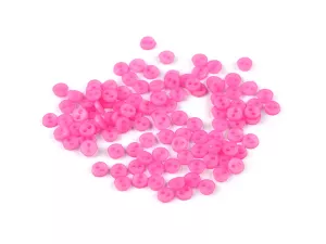 Knoflíček mini pro panenky, postavičky Ø4 mm - růžová