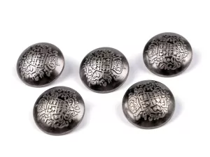 Knoflík kovový velikost 32