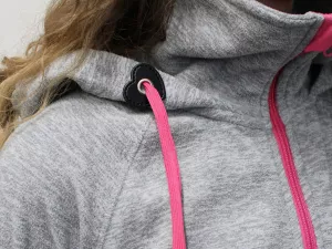 Průchodka s koženkovým srdcem k našití, průvlek 8 mm - použití
