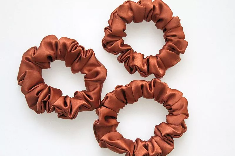 Scrunchies gumičky hnědé