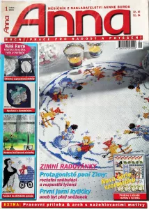 Anna 1/2003 -CZ- ruční práce - časopis s přílohou