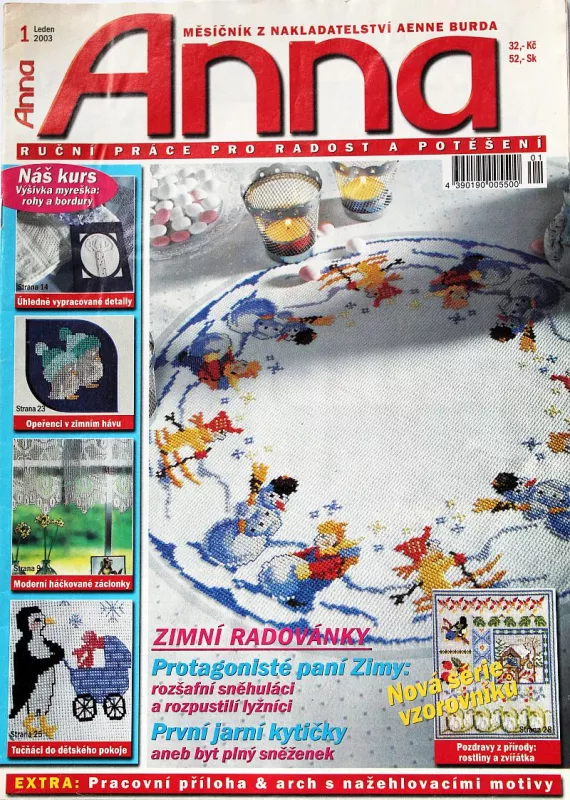 Anna 1/2003 -CZ- ruční práce - časopis s přílohou