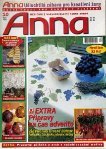 Anna 10/2002 -CZ- ruční práce - časopis s přílohou