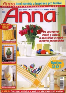 Anna 4/2002 -CZ- ruční práce - časopis s přílohou