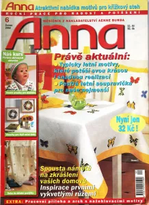 Anna 6/2002 -CZ- ruční práce - časopis s přílohou