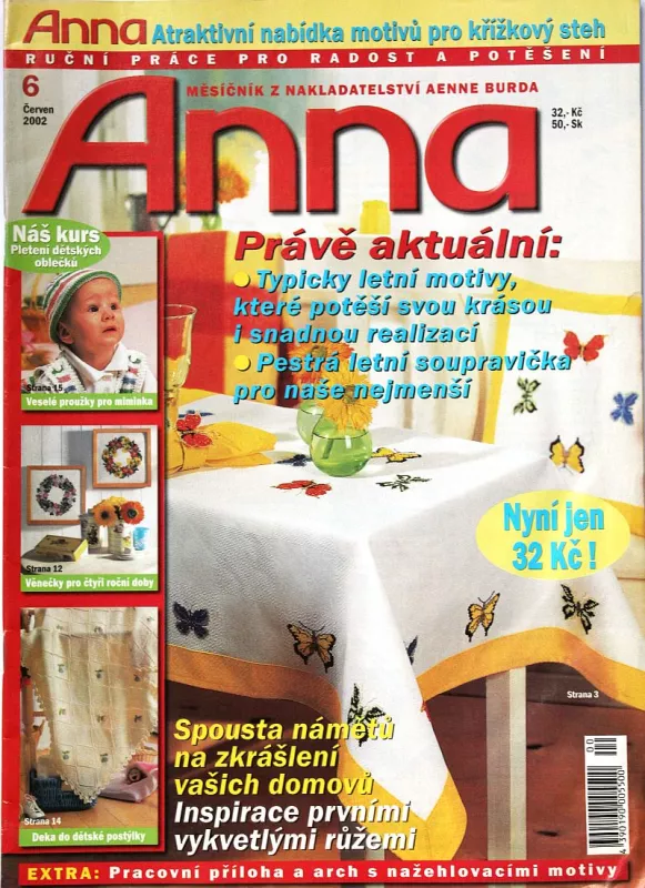 Anna 6/2002 -CZ- ruční práce - časopis s přílohou