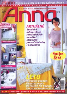 Anna 7/2002 -CZ- ruční práce - časopis s přílohou