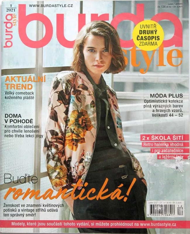 Burda 1/2021 -CZ- časopis se střihy