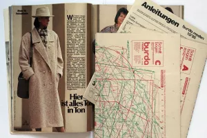 Burda 10/1985 -N- střihové přílohy