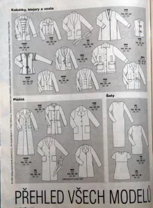 Burda 10/1998 - přehled modelů 1