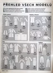 Burda 11/2012 -CZ- přehled střihů 1