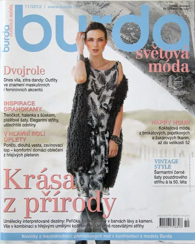 Burda 11/2012 -CZ- časopis se střihy