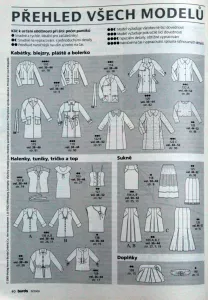 Burda 3/2009 - přehled střihů 1