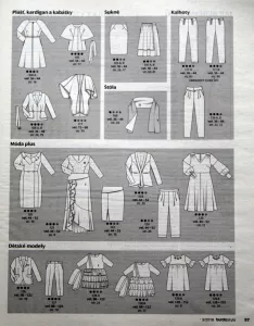Burda 3/2018 -CZ- přehled střihů 2
