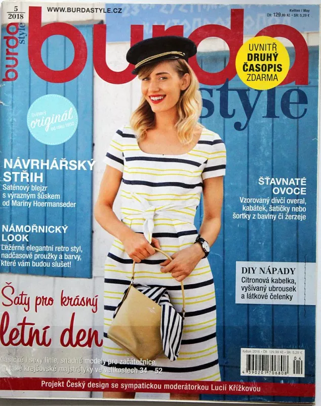 Burda 5/2018 -CZ- časopis se střihy