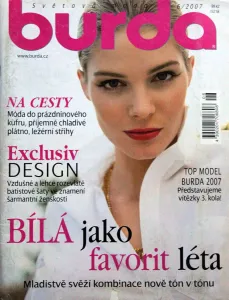 Burda 6/2007 -CZ- časopis se střihovou přílohou