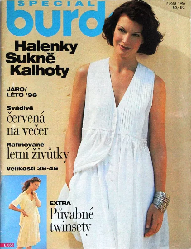 Burda - Halenky, sukně, kalhoty 1,2/1996 -CZ- časopis se střihy