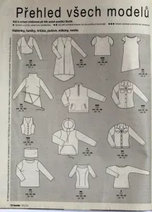 Burda - Halenky, sukně, kalhoty 3,4/1999 - přehled střihů 1