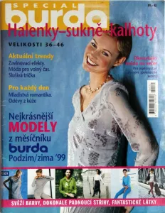 Burda - Halenky, sukně, kalhoty 3,4/1999 -CZ- časopis se střihy