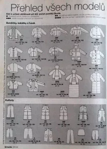 Burda - Móda pro děti 15/2000 -CZ- přehled střihů 1